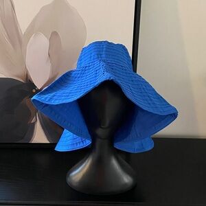 Vintage August Blue Sun Hat